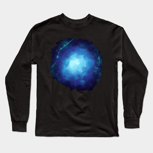 Cloud Tunnel watercolor painting Long Sleeve T-Shirt by SuRReal3D